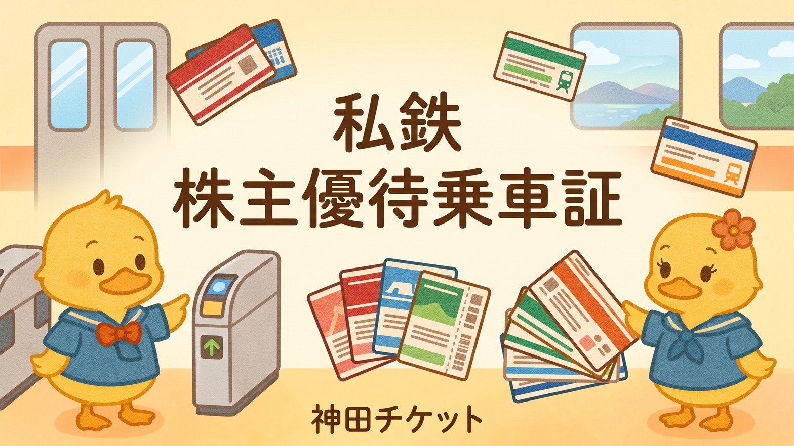 私鉄株主優待乗車証 神田チケット